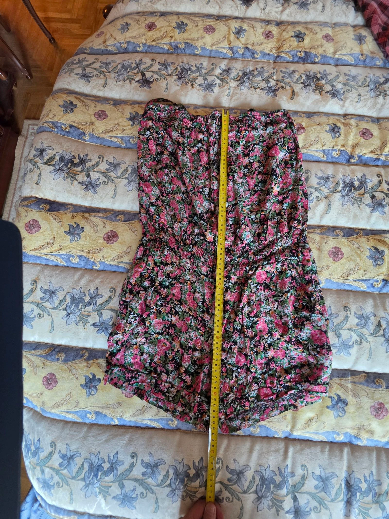 Pink Floral Print Short Jumpsuit – photo 5